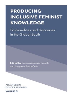 cover image of Producing Inclusive Feminist Knowledge, Volume 31